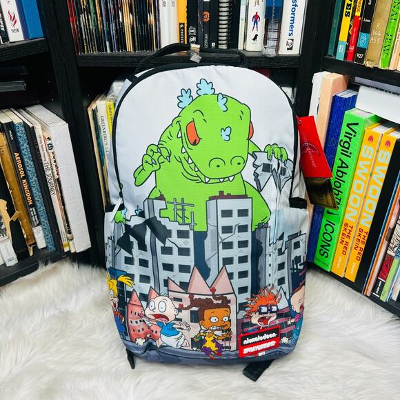 SPRAYGROUND NICKELODEON RUGRATS REPTAR ATTACK BACKPACK BOOK BAG - Picture 1 of 5